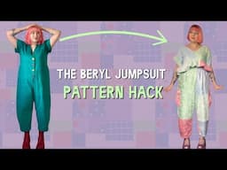 How to hack the Beryl Jumpsuit into a two piece set + pattern hacking beginner friendly