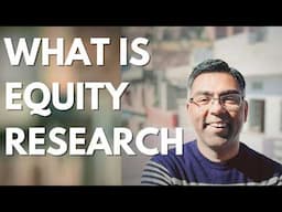 What is Equity Research and How can you build a Career in it