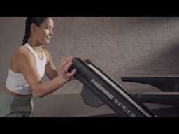 Inspire Series fitness equipment demo:T4 Folding Treadmill