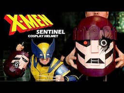 How to Make an X-Men Sentinel Helmet for Superhero Cosplay Photoshoots - Free Foam Templates