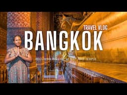 Visiting the Reclining Buddha in Bangkok Wat Pho Temple Vlog