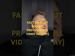 ASMR - FAST HAIRCUT SOUNDS PREVIEW (FULL VIDEO SUNDAY) #asmrsounds #ASMR #asmrvideo