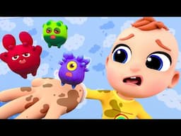 Bad Germs are Making a Mess | Nursery Rhymes & Kids Songs | Tinytots