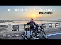 Dehradun to Hyderabad II 2000kms solo ride II Chameli Nadella