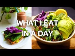 WHAT I EAT IN A DAY (vegan, gluten-free) Lazy meals 🌱