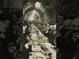 Elite Dinner in Underground Tunnel 😳 #history #weird #horror