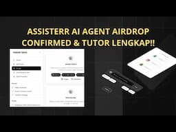 [GRATIS] ASSISTERR AI AGENT AIRDROP CONFIRMED & TUTOR LENGKAP!!