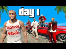 Surviving 100 "AI" Days In GTA 5 as a Real GANG MEMBER