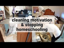 The End of Homeschooling // honest, chatty cleaning motivation // Mommy Etc