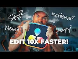 10 Tips For FASTER & MORE EFFICIENT Editing in DaVinci Resolve 19
