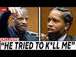 ASAP Rocky REACTS To ASAP Relli Snitching On Him In Court!? (LIVE FOOTAGE)