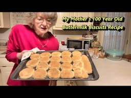 My Mother's 100 Year Old Buttermilk Biscuits Recipe Plus Cubed Pork And Gravy