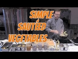 Simple Sautéed Vegetables 'Scampi Style' | Zucchini & Squash w/ Garlic & Thyme