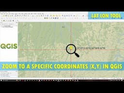 How to Zoom to a Specific Coordinate (X,Y) in map | QGIS