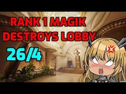 RANK 1 Magik DESTROYS comp lobby!