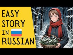 The Story of '12 Months' | Slow Russian with Visuals 🌸❄️