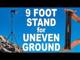 Super Tall 9ft Lightweight light stand for uneven ground Ulanzi T097 T270 2,7m GREAT for travel