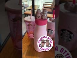 Starbucks 2025 Valentines Theme is MAGENTA OTTER