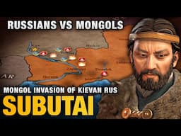 Battle of the Kalka River (1223) | Subutai and Jebe Vs Mstislav III