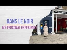 Julia at restaurant DANS LE NOIR, her personal experience | Professor Julia Rybinska | Polyglot