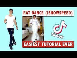 RAT DANCE TUTORIAL (EASY TUTORIAL) | ISHOWSPEED DANCE | STEP BY STEP WITH EXPLANATION