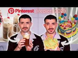 Trying Pinterest Food Trend PREDICTIONS for 2025