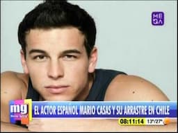 El arrastre del actor español Mario Casas en Chile