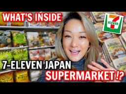 What's Inside a 7 Eleven Japan SUPERMARKET?! | Japanese Food Shopping Guide