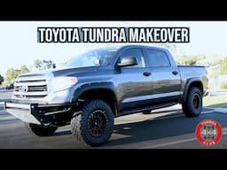 Toyota Tundra Makeover with Fox 2.5 and 35 inch tires