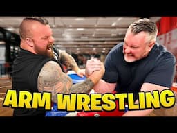 ARM WRESTLING NEIL PICKUP (SUPER MATCH) ft Eddie Hall