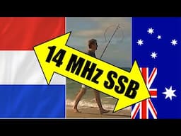 40cm loop: Australia to France on 14 MHz SSB