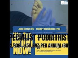 Foothealth Recruitment Event Promo video #foothealth #NHS #NHSjobs #newham  #podiatry