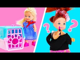 I bambini a casa di Barbie LIVE! 🔴 Giochi con i cuccioli giocattolo e storie divertenti in italiano