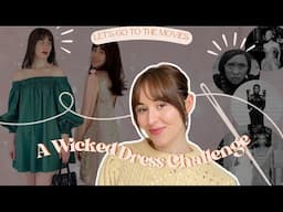 A Wicked Dress Challenge | Two Sewing Projects Chill Vlog | Thrills and Stitches