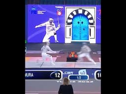 Another Skilful Move by Emura 🇯🇵 #sports #fencing