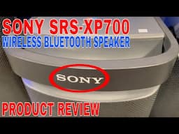 ✅  Sony SRS-XP700 Wireless Bluetooth Speaker 🔴