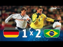 Germany 1 x 2 Brasil ● 1998 Friendly Extended Goals & Highlights HD