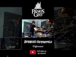 Avenged Sevenfold - Nightmare | DRUM COVER (2) 🥁🥁🥁 #shorts