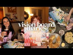 dealing with hormonal acne, vision boarding & hosting | Vision Board Diaries 1.2