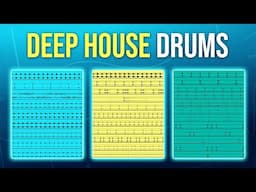 3 Types of Drum Patterns in Deep House