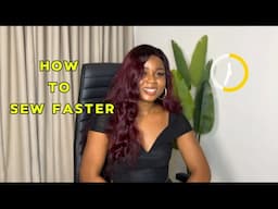 How to be productive as a tailor || Fast sewing