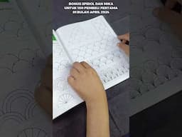 Buku Quilting pertama di Indonesia, "Workbook of Free Motion Quilting"  #freemotionquilting #shorts