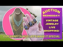 Our HAPPY PLACE Vintage Jewelry Auction! Let's Make It Special!