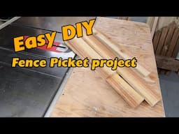 Making A Fence Picket Flower Planter