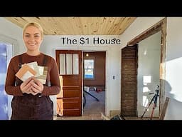 My $1 House: Painting Dining Room & Art Studio Renovations (Week 20)