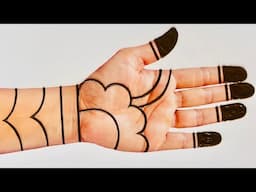 New Simple front hand Mehndi | Easy full hand Mehndi design | Mehandi ki design | Mehendi ki designs