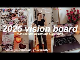 HOW TO MAKE A VISION BOARD 2025 THAT ACTUALLY WORKS | new year goals & resolutions vision board 2025