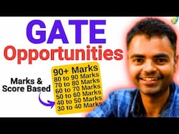 GATE 2025, Best Career Opportunities for GATE 2025, IIT NIT MTech, PSU, Marks Vs Career Options