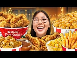 KFC New Festive Feast 🎄 (Stuffing, Fried Chicken, Popcorn Chicken)