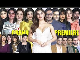 UNCUT | Azaad Movie Grand Premiere | Rasha,Aaman,Kajol,Raveena,Ajay Devgan,Tamanna Bhatia,